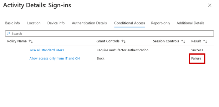 How to check which Conditional Access Policy is blocking a user log-in ...